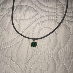 NEED GONE Emerald Charm Choker